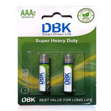 باتری نیم قلم DBK کارتی 2تایی