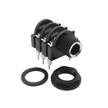 فیش میکروفن روبردی استریو (جک کروز) سوکت مادگی جک 6.5mm