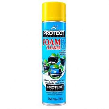 اسپری کف تمیز کننده سطوح پروتکت مدل FOAM CLEANER حجم 750 میلی لیتر